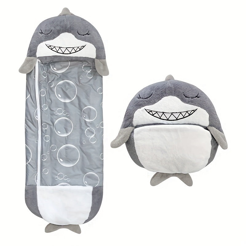 shark shaped sleeping bag