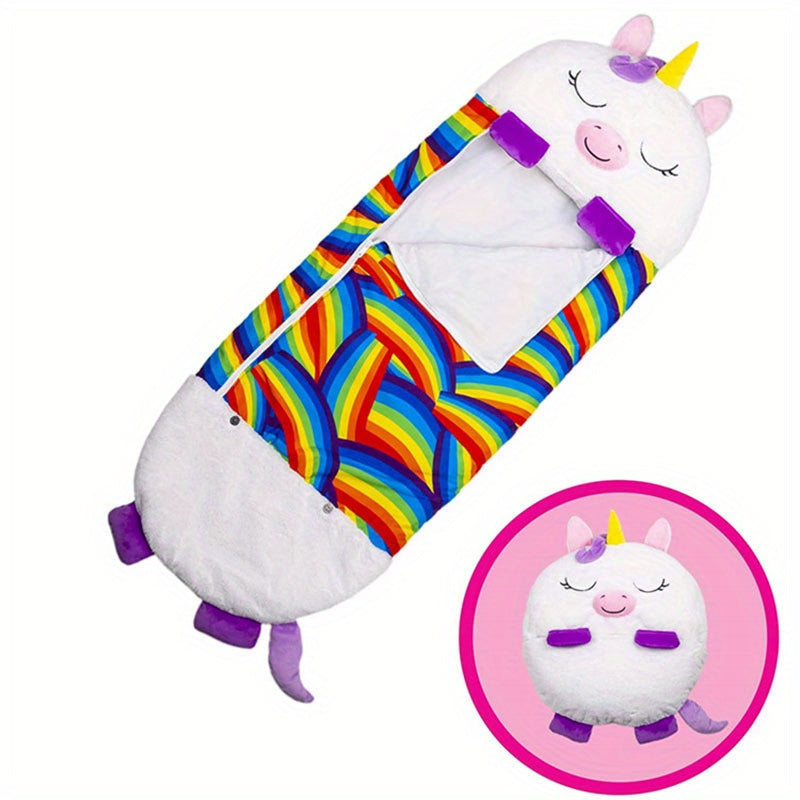 white unicorn sleeping bag