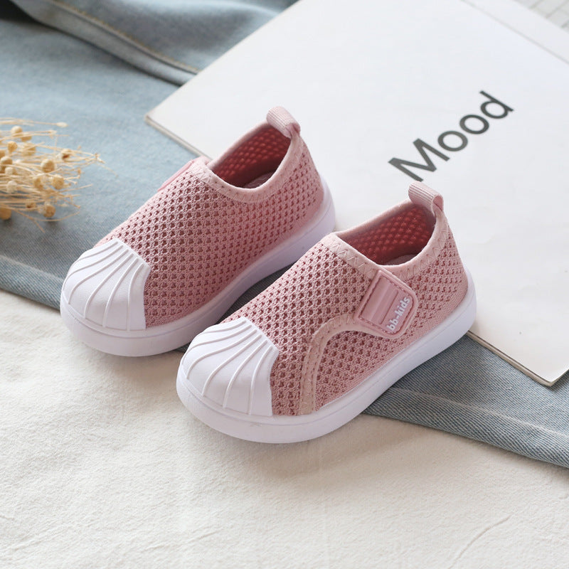 pink Slip-no-more Toddler Shoes