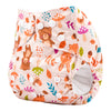 Reusable diaper - Forest animals pattern