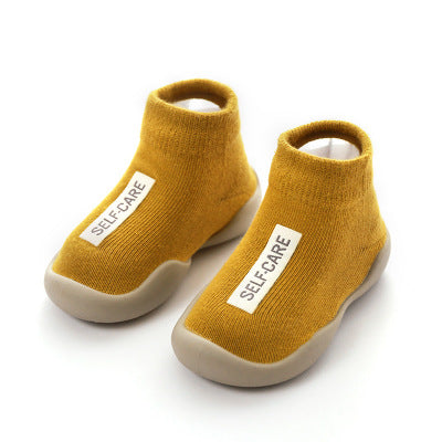 Toddler Anti-Slip Indoor Shoes Self-care model  yellow color