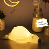 Load image into Gallery viewer, Lazy Bear night lamp glowing