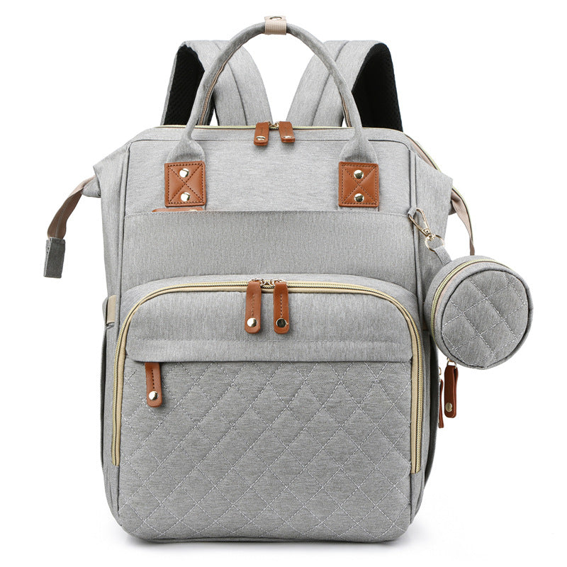 The Ultimate Mommy Bag light grey color