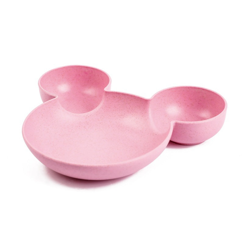 Mickey Bowl - Eco-friendly child plate pink color