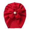 Load image into Gallery viewer, Baby Borderless Flower Hat red color