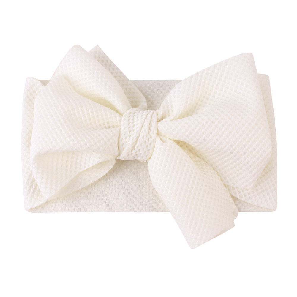 Bowknot Baby Headband white color