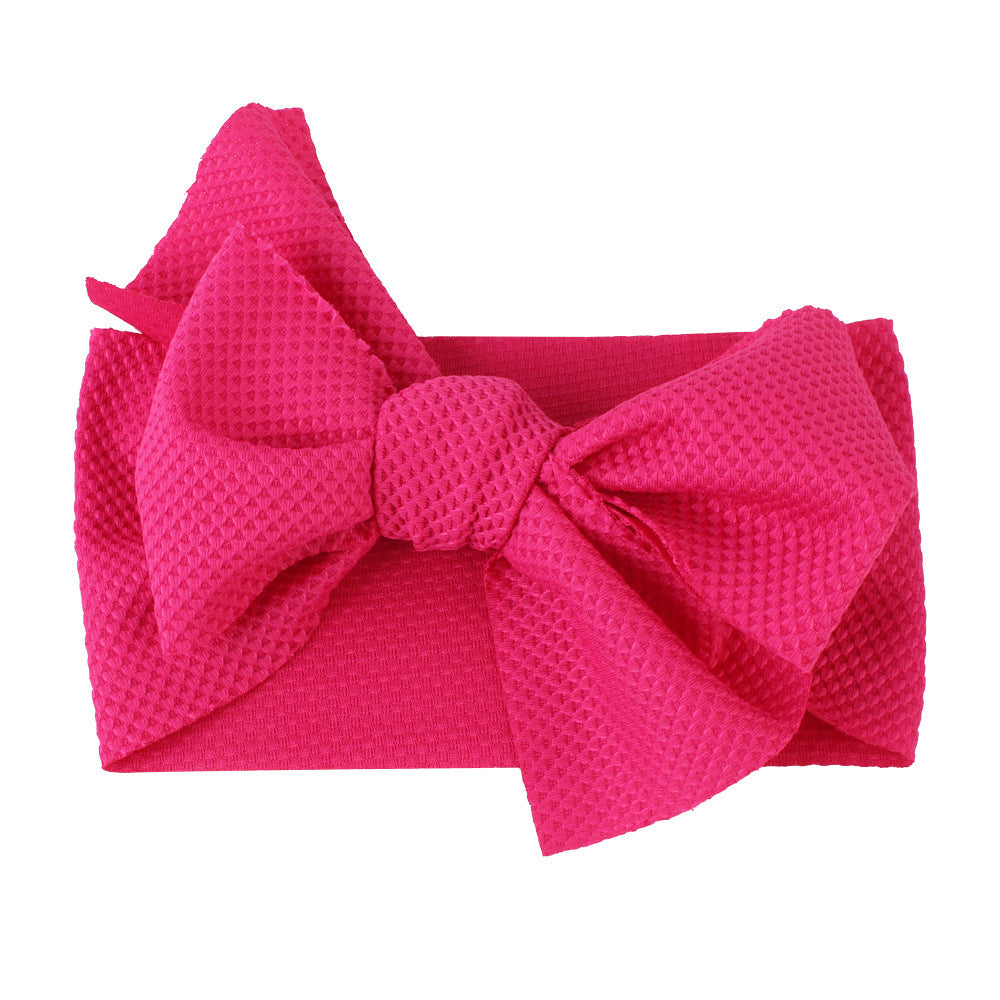 Bowknot Baby Headband red color