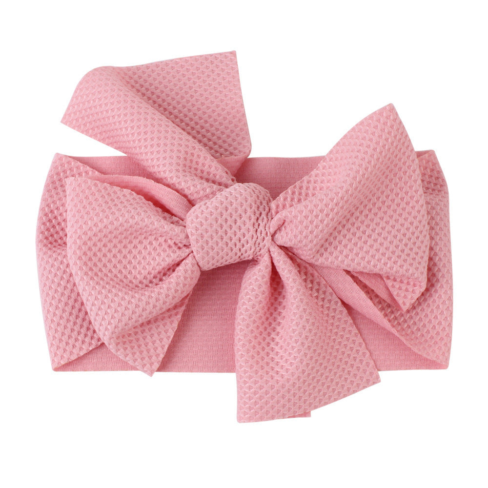 Bowknot Baby Headband baby pink color