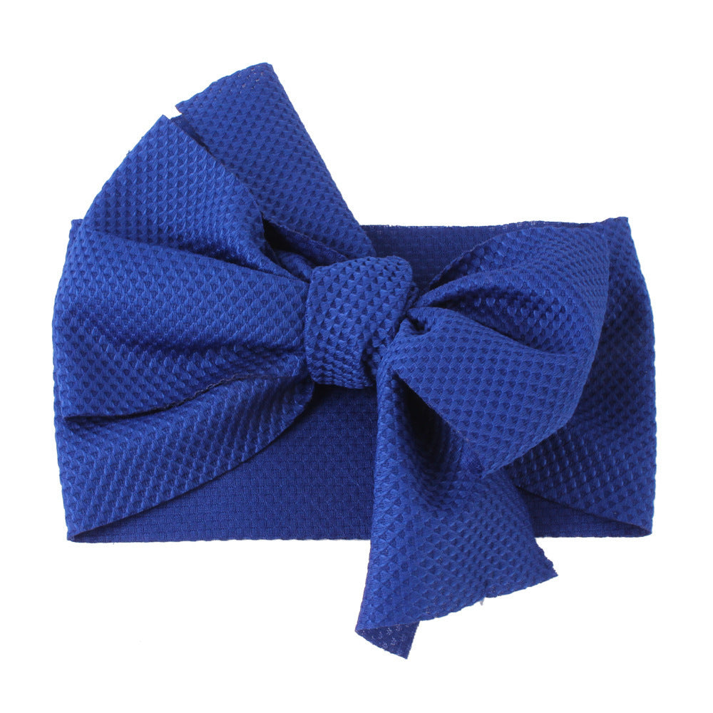 Bowknot Baby Headband blue color